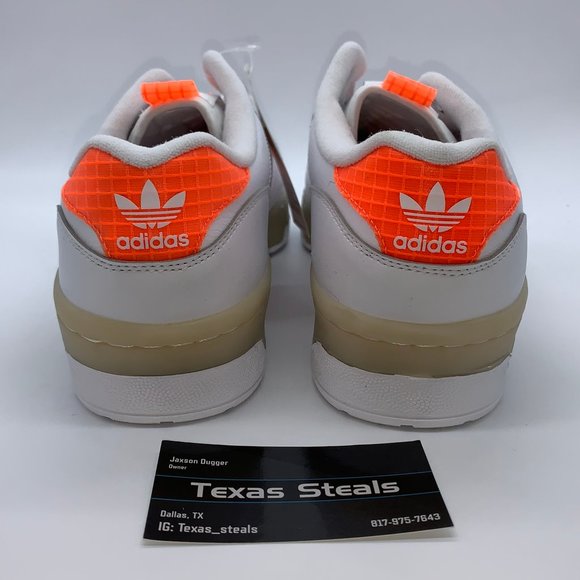 NEW Adidas Rivalry Low White Orange main image 6